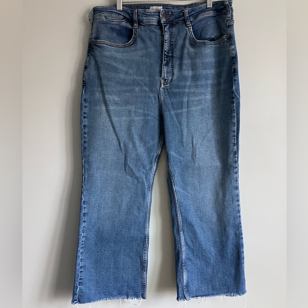 PILCRO High Rise Button Fly Cropped Jeans Size 34 - Picture 2 of 12